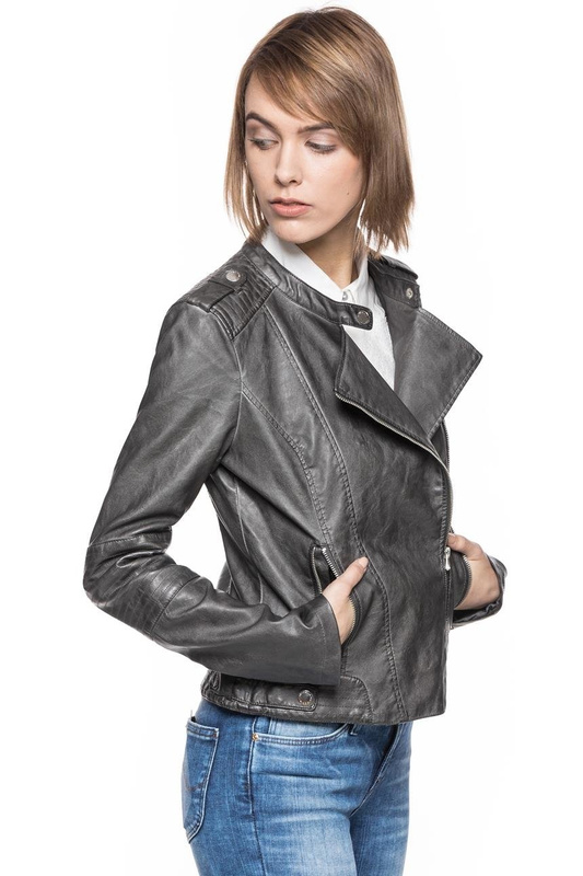 TOM TAILOR OVERDYED FAKE LEATHER JACKET 3721965.00.71 COL. 2620