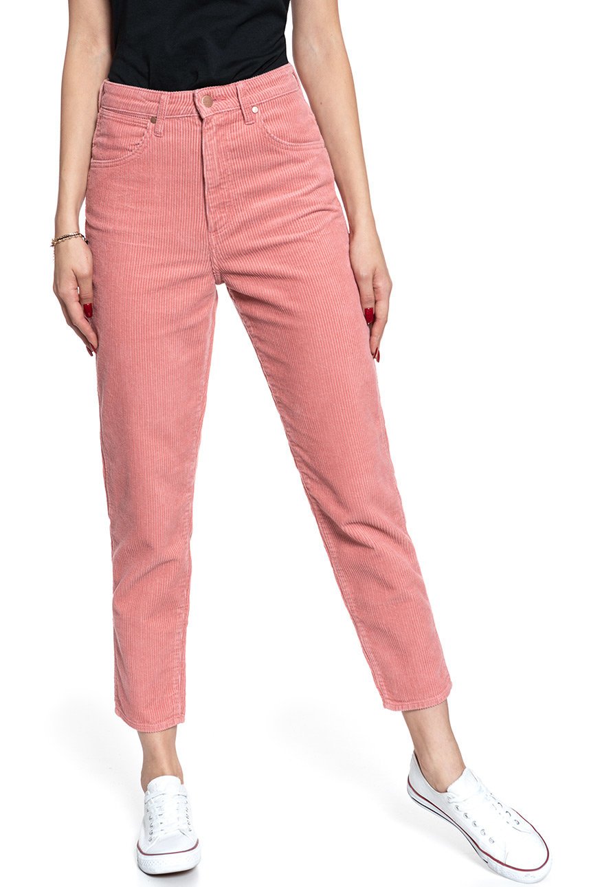 Spodnie WRANGLER Damskie Mom Jeans Brand Apricot W246UPP06