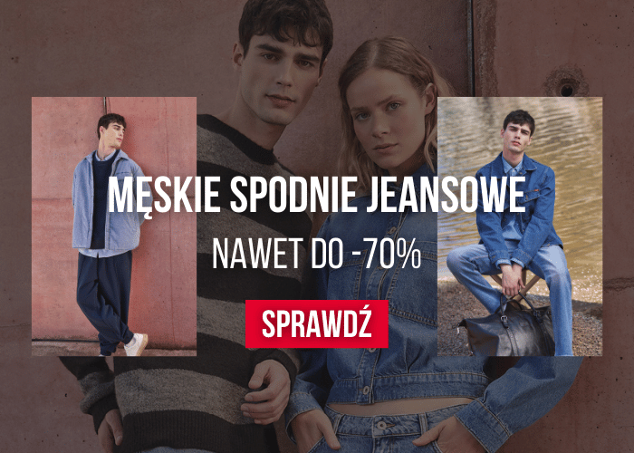 Męskie Spodnie Jeansowe