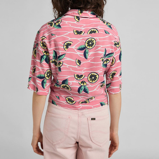 DAMSKA KOSZULA LEE KNOTTED RESORT SHIRT CHERRY BLOSSOM L49XZLQJ 112111147