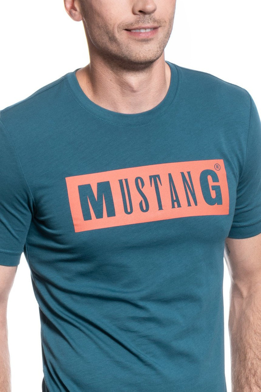 T-SHIRT MĘSKI MUSTANG Alex C LOGO Tee 1009738 5243