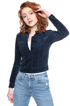 DAMSKA KURTKA JEANSOWA LEE SLIM RIDER MIDNIGHT VELVET L541MI67 112112680