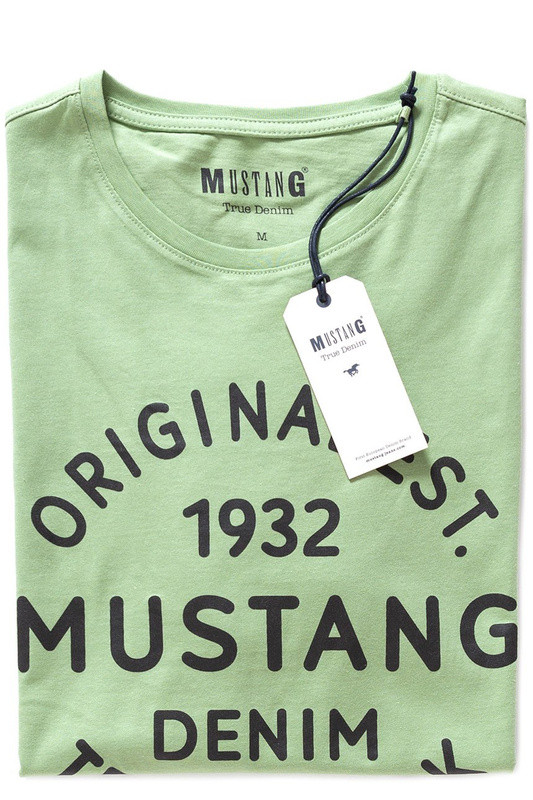 MUSTANG T SHIRT Logo T-Shirt MISTLETOE 1007561 6206
