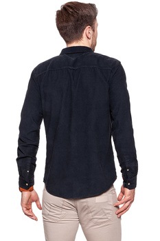 KOSZULA WRANGLER LS 2PKT FLAP SHIRT DARK NAVY W5996TCAE 112129912