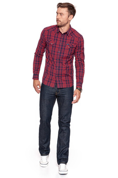 WRANGLER L/S HERITAGE WESTERN H. R. RED W57168R1P