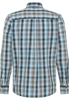 Męska Koszula Mustang Style Chester Poplin multi check blue 1016958 12783