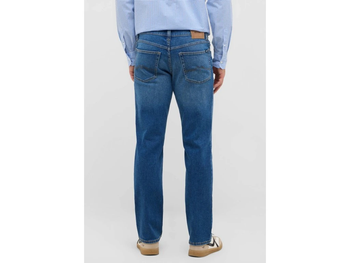 Męskie Spodnie Jeansowe Mustang Style Tramper Straight Denim Blue 1016809 5000 502