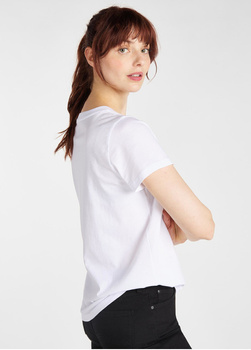 DAMSKI T-SHIRT LEE LOGO TEE WHITE L43VEP12 112109756