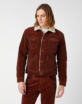 MĘSKA KURTKA PRZEJŚCIOWA WRANGLER 124MJ SHERPA GINGER W4MSUPA15 112141373
