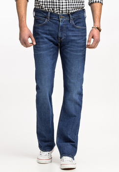 LEE TRENTON MĘSKIE SPODNIE JEANSOWE JEANSY DŻINSY DARK STONE L709KNSI 112324009