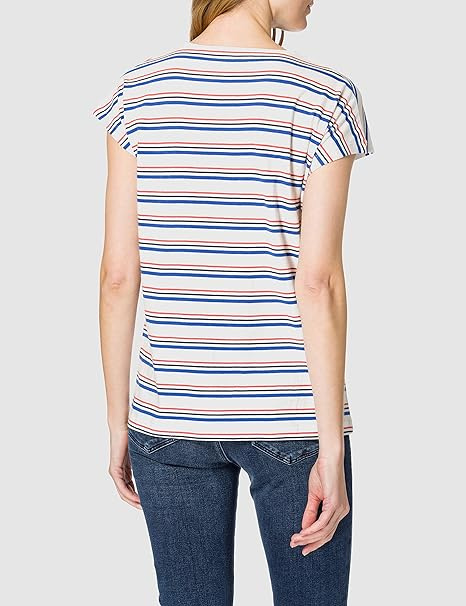 LEE DAMSKA KOSZULKA Z KRÓTKIM RĘKAWEM CAP SLEEVE TEE SUMMER BLUE L41FJXNJ 112108936