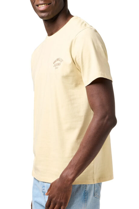 MESKA KOSZULKA WRANGLER SMALL LOGO TEE BANANA CREPE 112362774
