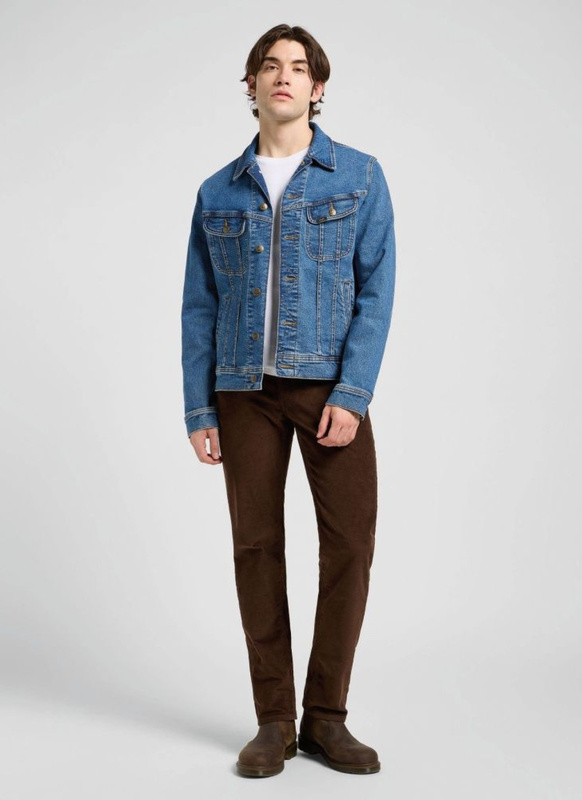 MESKIE SPODNIE LEE DAREN ZIP FLY ARABICA 112370650