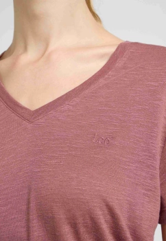 DAMSKA KOSZULKA LEE V NECK TEE HENNA 112363617