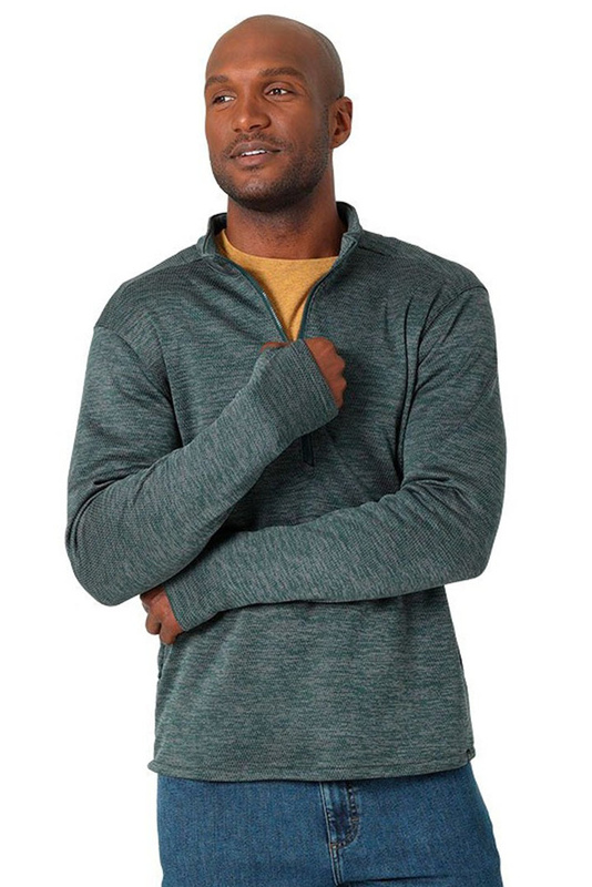 WRANGLER QZ ZIP PULLOVER MĘSKA BLUZA KLASYCZNA W6G1FIG50 112324312