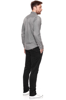 WRANGLER L/S CITY WESTERN SHI WASHED GREY W58333X2D