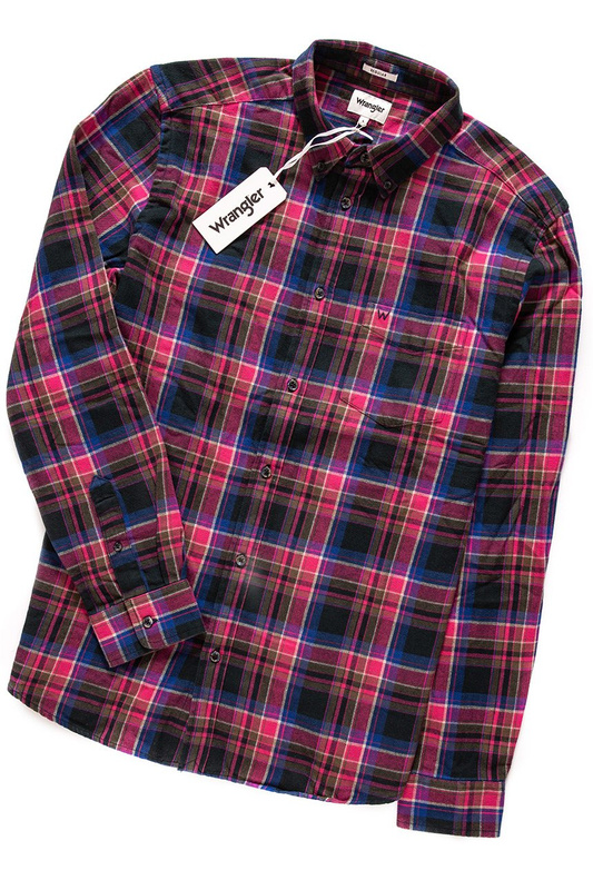KOSZULA MĘSKA WRANGLER LS 1PKT BUTTON DOWN W5874T2VC 112129585