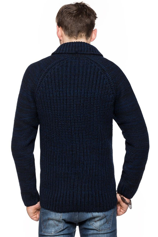 LEE CHUNKY CARDIGAN BRIGHT NAVY L84IOYCF