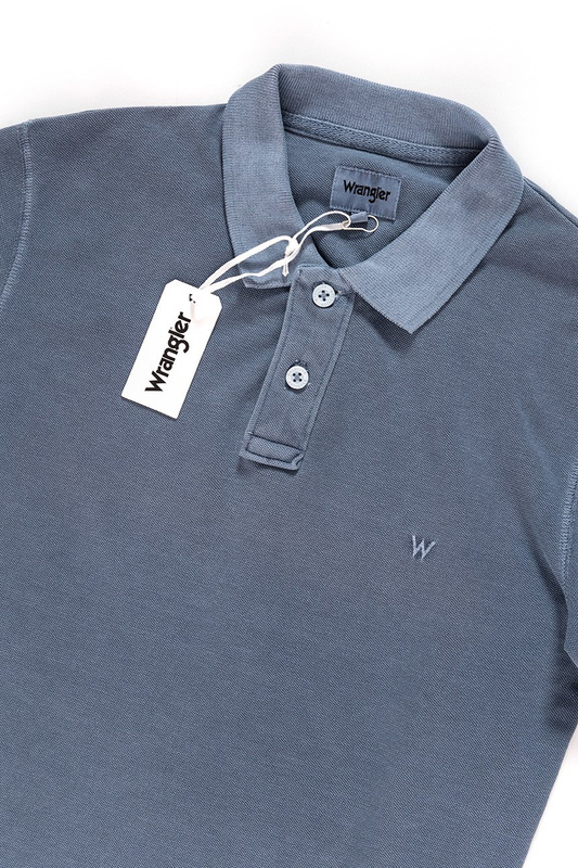 WRANGLER OVERDYE POLO FLINTSTONE BLUE W7B37KQ8O 112131462