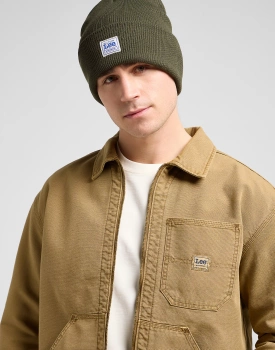 MESKA CZAPKA ZIMOWA LEE WORKWEAR BEANIE OAK MOSS 112372691