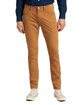MĘSKIE SPODNIE MATERIAŁOWE LEE LUKE TOBACCO BROWN L719RL78 112140775