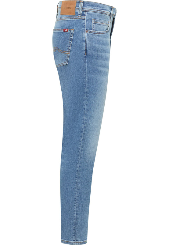 Męskie Spodnie jeansowe Mustang Style Denver Straight Denim Blue 1017444 5000 583