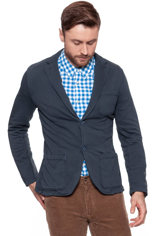 MĘSKA MARYNARKA TOM TAILOR OVERDYED SWEATBLAZER