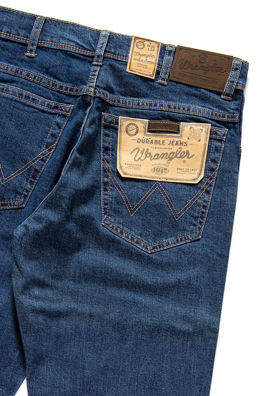 WRANGLER REGULAR FIT STRETCH DARKSTONE W10I23009 112125987