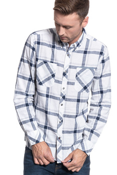 MĘSKA KOSZULA MATERIAŁOWA MUSTANG CLEMENS LINEN CHECK 1009584 11746