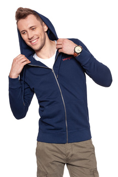 WRANGLER ZIP HOODIE NAVY W6535HY35 112130531