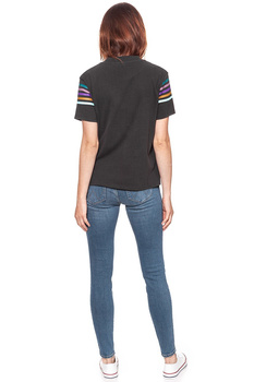WRANGLER RAINBOW TEE FADED BLACK W7005GFV6 112130866