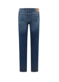 Męskie Spodnie Jeansowe MUSTANG Denver Straight Denim Blue 1016340 5000 682