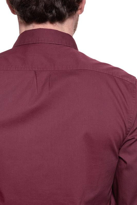 LEE LEE BUTTON DOWN BURGUNDY L880NBMF 112123304