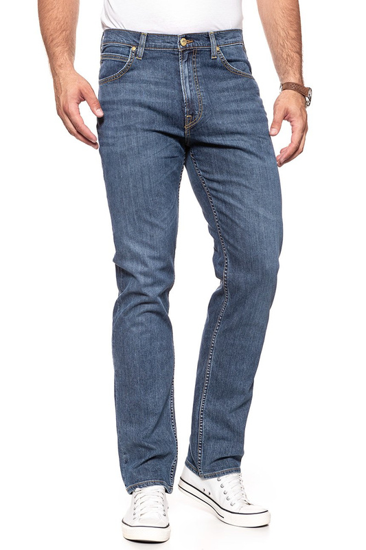 JEANSY MĘSKIE LEE BROOKLYN STRAIGHT MID WASHED L452JJSI 112110148