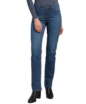 LEE MARION DAMSKIE SPODNIE JEANSOWE STRAIGHT MID WORN L301CGMZ 112319926