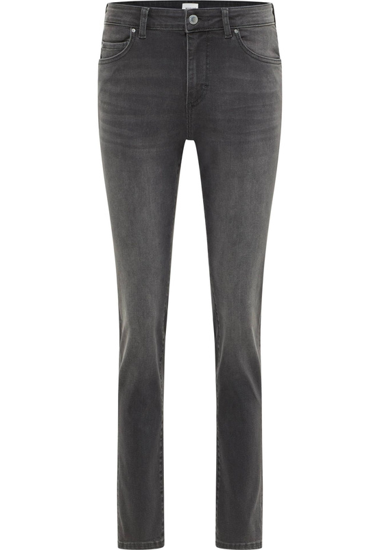 Damskie Spodnie Jeansowe Mustang Style Crosby Relaxed Slim Denim Black 1016913 4000 682