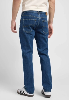 MESKIE SPODNIE JEANSOWE LEE BROOKLYN STRAIGHT MID STONEWASH 112144036