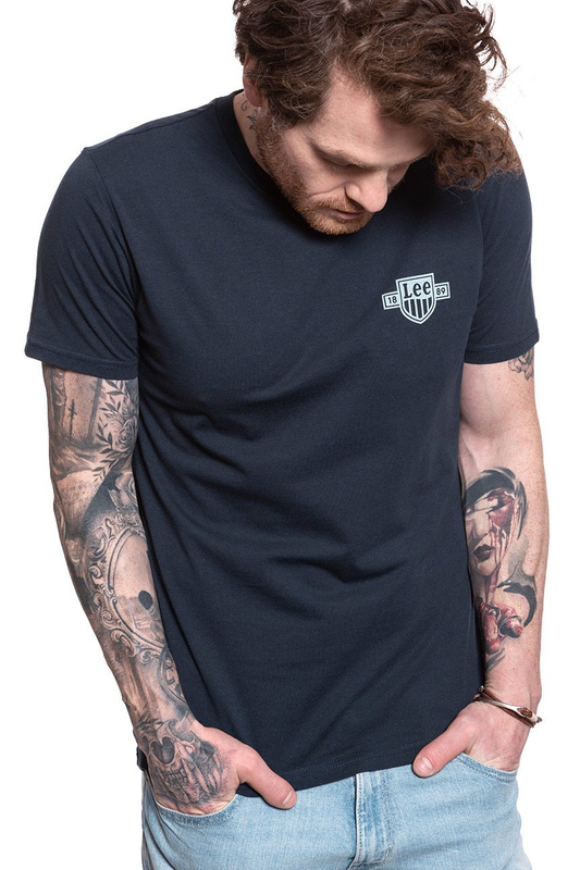 LEE CHEST LOGO TEE SKY CAPTAIN L61MFEHY 112113946