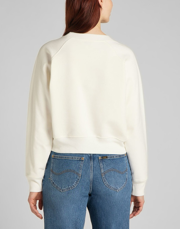 LEE VINTAGE CROPPED SWS DAMSKA BLUZA WHITE CANVAS L36ETXRR 112139952