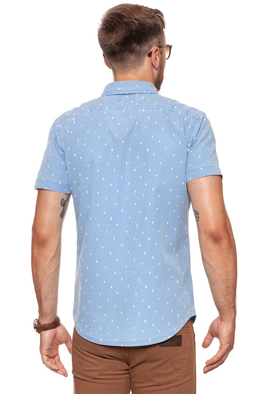 KOSZULA WRANGLER BUTTON DOWN INDIGO W59446G4E 112129753