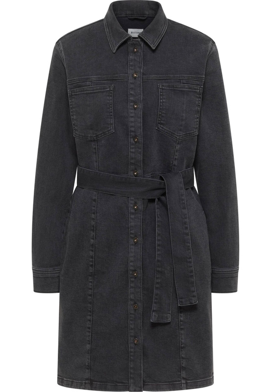 Damska Sukienka Mini Mustang Style Elmira Dress Denim Black 1015588 4000 802