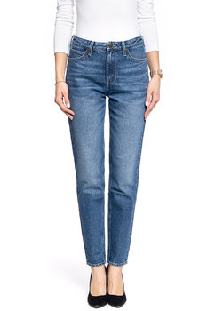 DAMSKIE SPODNIE JEANSOWE LEE MOM STRAIGHT MID BOOSTER L32IRDQF SAMPLE 112107616