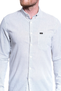 MĘSKA KOSZULA MATERIAŁOWA LEE SLIM BUTTON DOWN WHITE L66XNG12 112116763