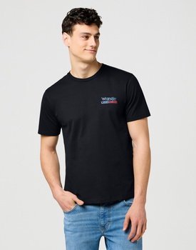 MESKA KOSZULKA WRANGLER SMALL AMERICANA TEE BLACK 112371411