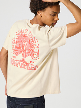 WRANGLER MĘSKA KOSZULKA WRANGLER GRAPHIC TEE VINTAGE WHITE 112357351