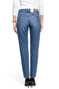 DAMSKIE SPODNIE JEANSOWE LEE MOM STRAIGHT MID BOOSTER L32IRDQF SAMPLE 112107616