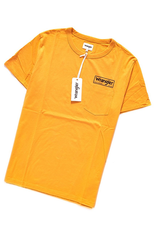 WRANGLER T SHIRT SS POCKET TEE MINERAL YELLOW W7A7FKY02 112131270