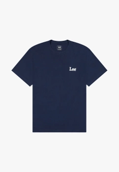 MESKA KOSZULKA LEE SS SMALL LOGO TEE RIVET NAVY 112370502