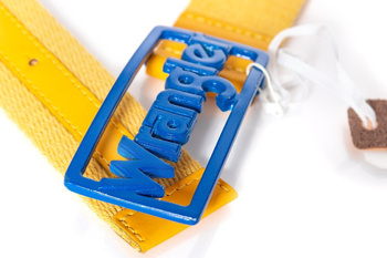 WRANGLER B&Y BELT AMBER YELLOW W0B5687UY 112125549