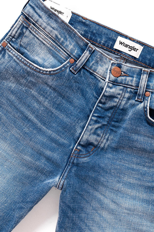 SPODNIE MĘSKIE WRANGLER SPENCER SPARK BLUE W16AMW19C 112127226